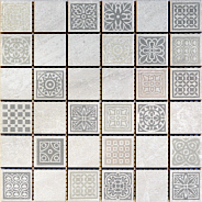 BELLEZA (эксклюзив) Мозаика декоративная Атриум серый 20х20 (21шт) 20x60
