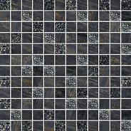 Настенная плитка Mosaico Lux Quadretti Nero