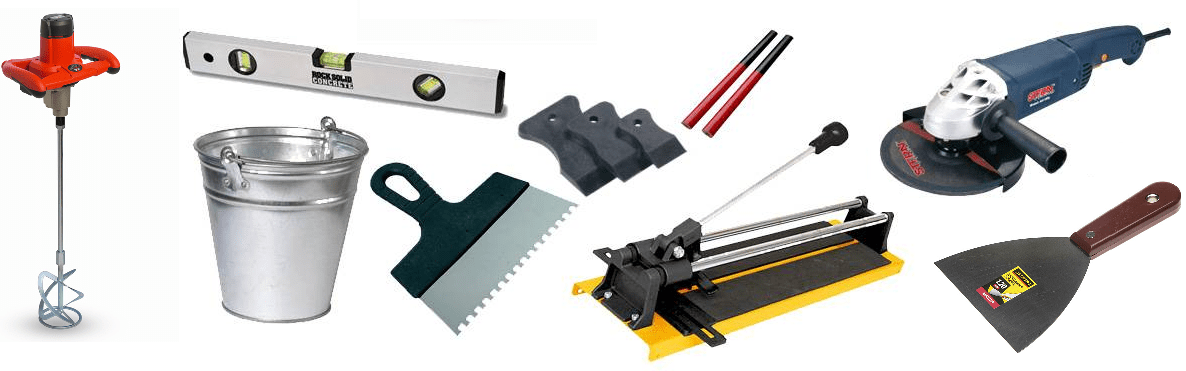 Инструменты для облицовки стен плиткой Инструменты для облицовки стен плиткой