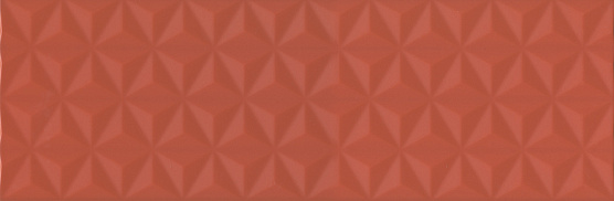 Диагональ красный структура обрезной 25х75