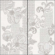 Azori ( Азори) Illusion Панно Grey Pattern комплект из 2 плиток 630x630
