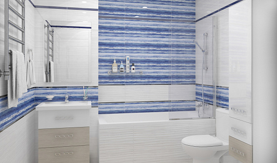 Плитка для ванной Cersanit Santorini