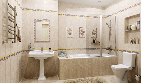 Плитка для ванной Ceramica Classic Efes Greese
