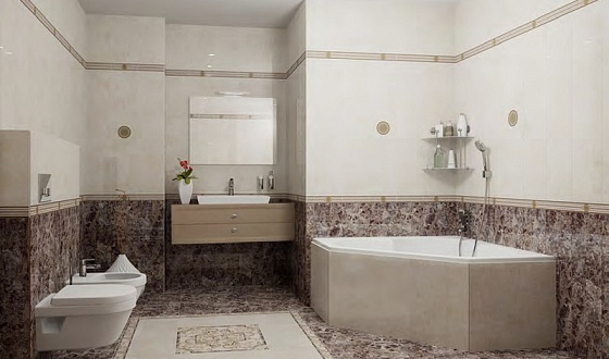Плитка для ванной Ceramica Classic Illyria Vendom