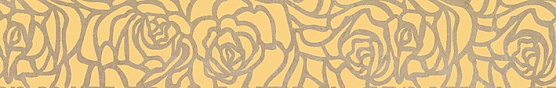 Serenity Rosas Бордюр коричневый 66-03-15-1349 6,5х40